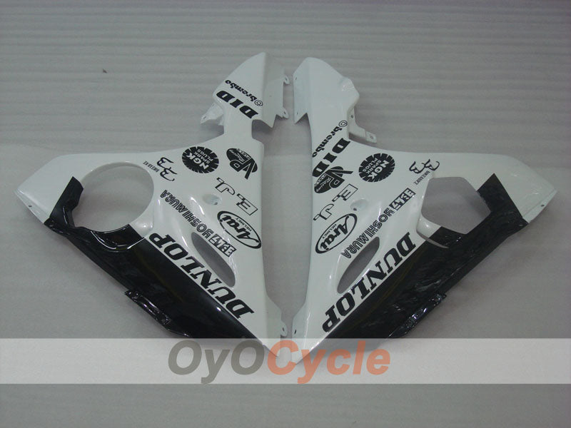 Einspritzverkleidungssatz für YZF-R6 03-04 - Weiß, Schwarz - Jordan #OYO87905794
