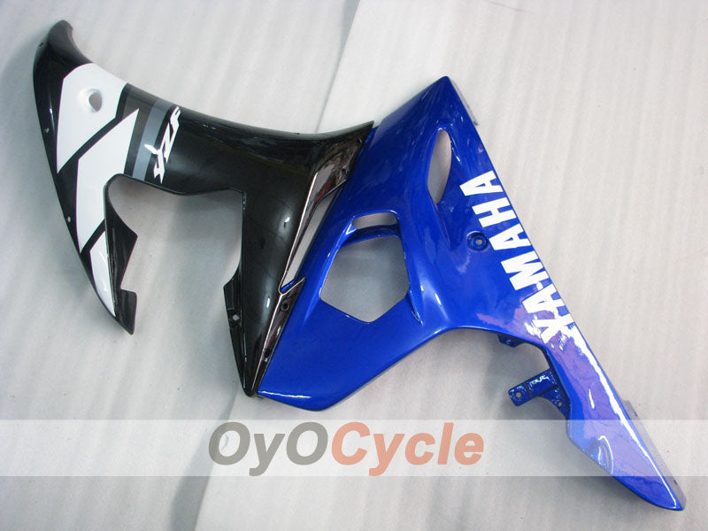 Verkleidungssatz für Einspritzermodelle der YZF-R6 05 - Blau, Weiß, Schwarz - Werksstil #OYO87905840