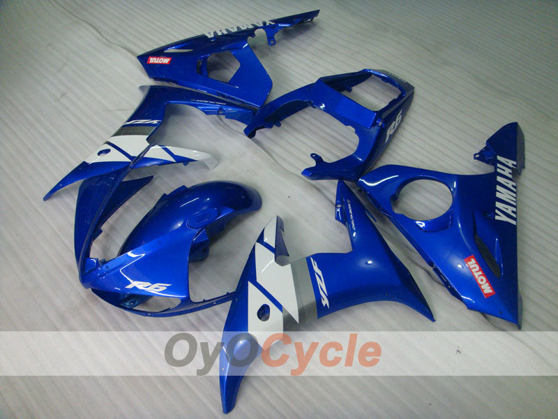 Verkleidungssatz für Einspritzermodelle der YZF-R6 05 - Blau - Werksstil #OYO87905841