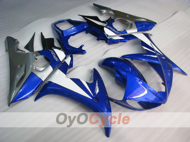 Einspritzverkleidungssatz für YZF-R6 03-04 - Blau - Werksdesign #OYO87905798