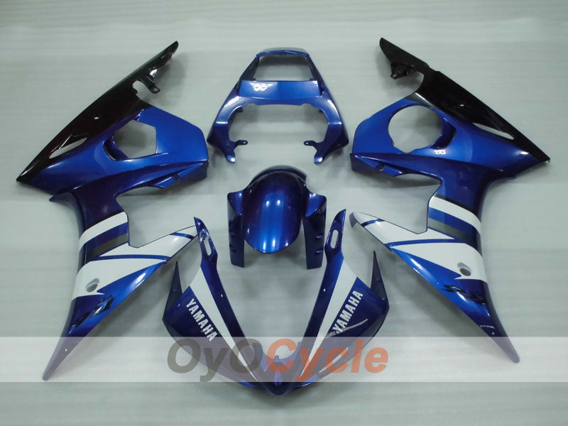 Einspritz-Verkleidungssatz für YZF-R6, Baujahr 05 - Blau, Weiß, Schwarz - Werksdesign #OYO87905844 Hauptbild