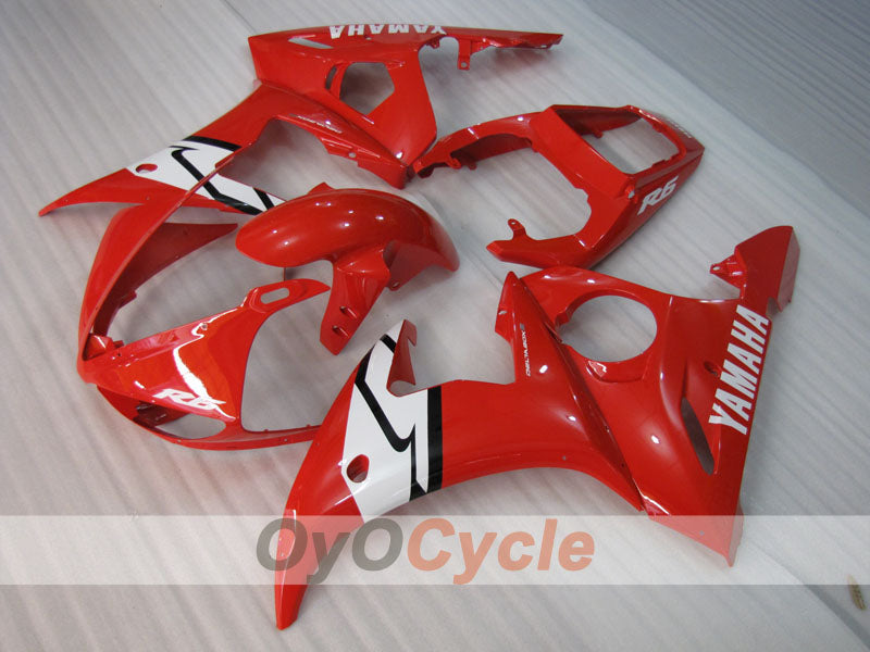 Einspritz-Verkleidungssatz für YZF-R6, Baujahr 05 - Rot - Werksdesign #OYO87905846 Hauptbild