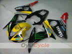 Einspritz-Verkleidungssatz für YZF-R6, Baujahr 05 - Gelb, Schwarz - Monster #OYO87905847