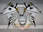 Einspritz-Verkleidungssatz für YZF-R6, Baujahr 05 - Weiß, Gold - Werksdesign, individuell anpassbar #OYO87905849