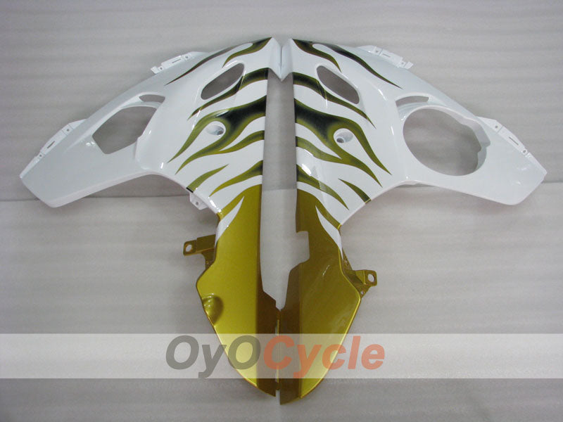 Einspritz-Verkleidungssatz für YZF-R6, Baujahr 05 - Weiß, Gold - Werksdesign, individuell anpassbar #OYO87905849