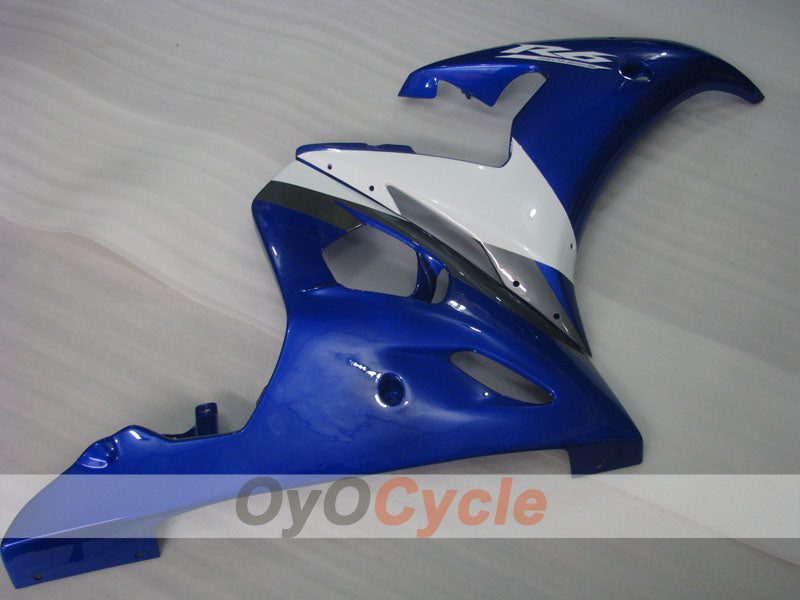 Einspritz-Verkleidungssatz für YZF-R6, Baujahr 05 - Blau, Weiß - Werksdesign #OYO87905850
