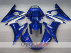 Einspritz-Verkleidungssatz für YZF-R6, Baujahr 05 - Blau, Weiß - Werksdesign #OYO87905850