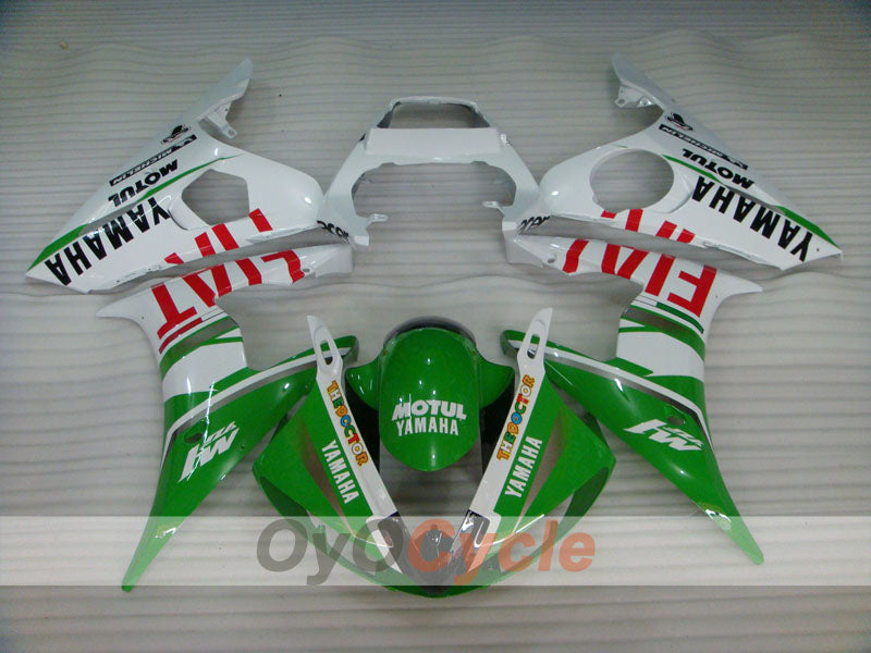 Einspritz-Verkleidungssatz für YZF-R6, Baujahr 05 - Grün, Weiß - FIAT #OYO87905851