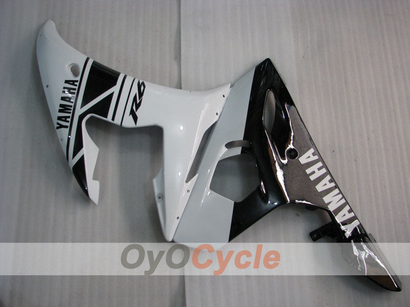 Verkleidungssatz für Einspritzung für YZF-R6 03-04 - Weiß, Schwarz - Werksstil #OYO87905808