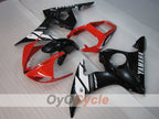 Verkleidungssatz für Einspritzung für YZF-R6 03-04 - Rot, Schwarz - Werksstil #OYO87905809
