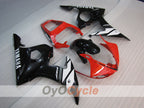 Verkleidungssatz für Einspritzung für YZF-R6 03-04 - Rot, Schwarz - Werksstil #OYO87905809