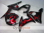Einspritz-Verkleidungssatz für YZF-R6, Baujahr 05 - Rot, Schwarz - Werksdesign #OYO87905854
