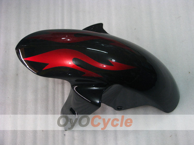 Einspritz-Verkleidungssatz für YZF-R6, Baujahr 05 - Rot, Schwarz - Werksdesign #OYO87905854