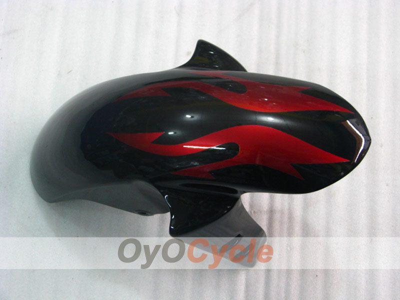 Einspritz-Verkleidungssatz für YZF-R6, Baujahr 05 - Rot, Schwarz - Werksdesign #OYO87905854