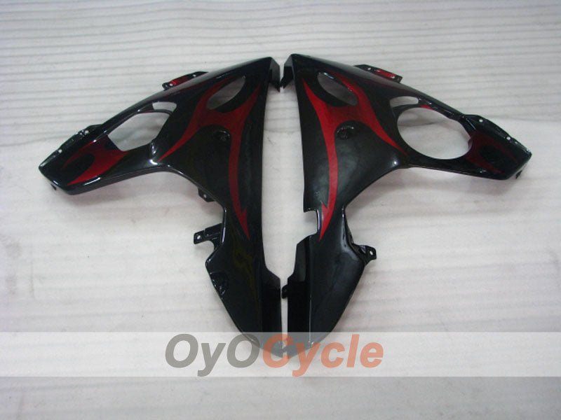 Einspritz-Verkleidungssatz für YZF-R6, Baujahr 05 - Rot, Schwarz - Werksdesign #OYO87905854