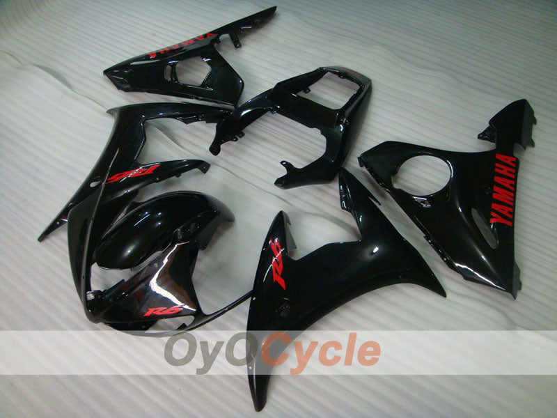 Spritzverkleidungssatz für 05 YZF-R6 - Schwarz - Werksdesign #OYO87905855