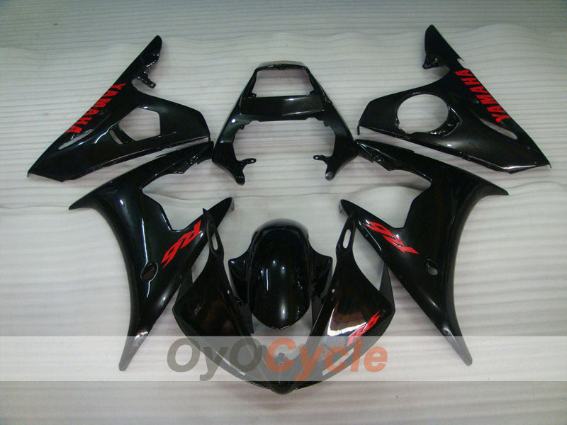 Spritzverkleidungssatz für 05 YZF-R6 - Schwarz - Werksdesign #OYO87905855
