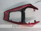 Verkleidungssatz für Einspritzung für YZF-R6 03-04 - Rot, Schwarz, Matt - Flamme #OYO87905812