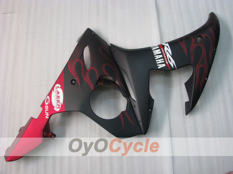 Linke und rechte Seitenverkleidung für Yamaha 05 YZF-R6 #OYO87912406 Zweitbild