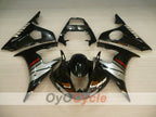 Verkleidungssatz für Einspritzung für YZF-R6 03-04 - Schwarz, Grau - Werksstil #OYO87905813