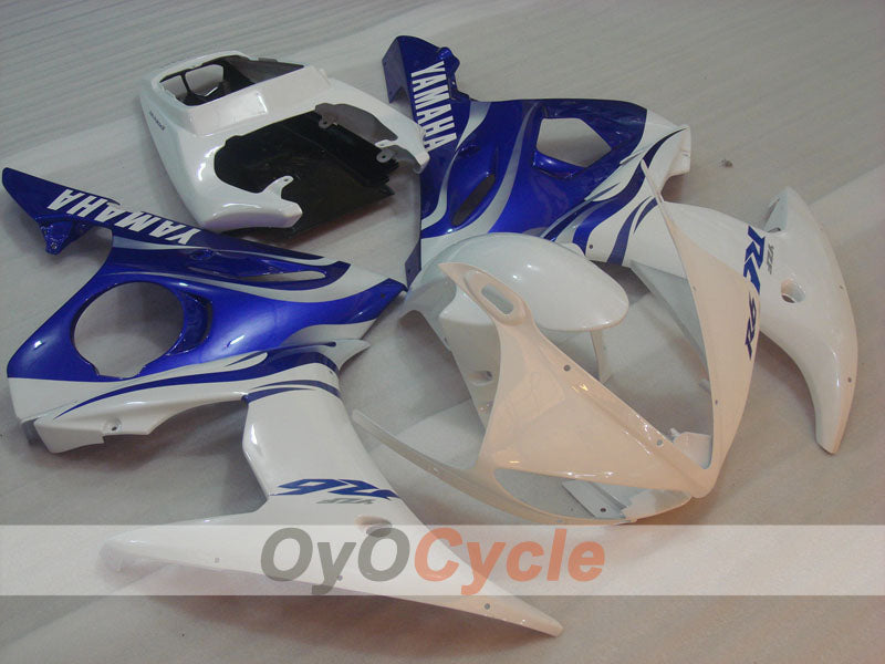 Spritzverkleidungssatz für 05 YZF-R6 - Blau, Weiß - Werksdesign #OYO87905859 Hauptbild