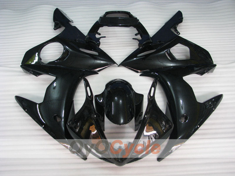 Verkleidungssatz für Einspritzung für YZF-R6 03-04 - Schwarz - Werksstil #OYO87905816