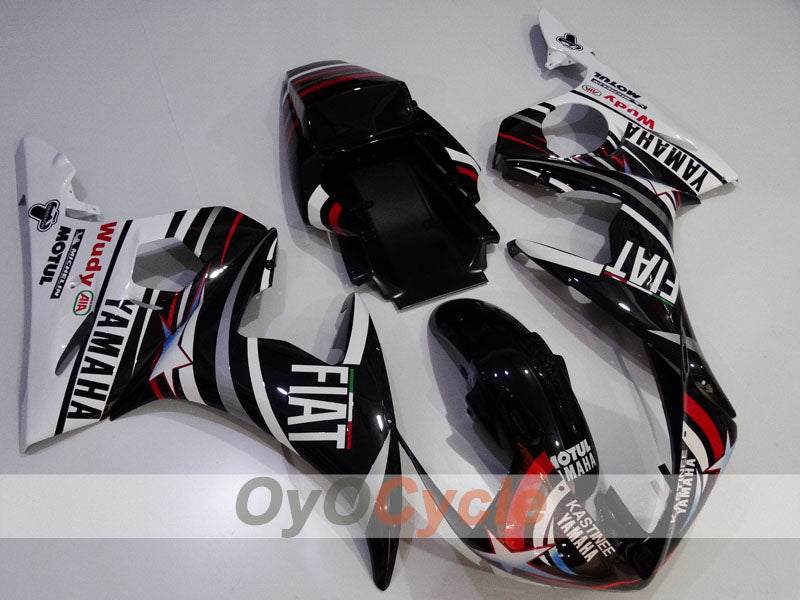 Einspritz-Verkleidungskit für YZF-R6 03-04 - Weiß, Schwarz - FIAT #OYO87905818 Hauptbild