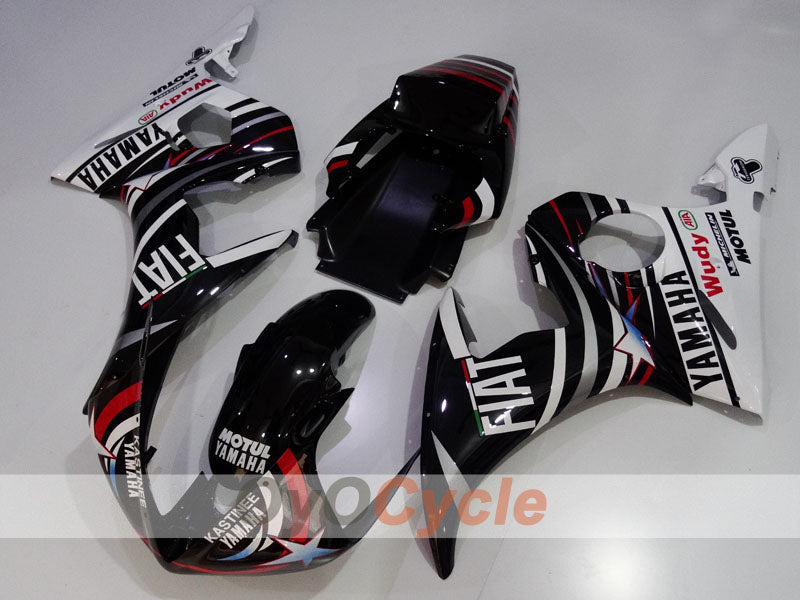 Einspritz-Verkleidungskit für YZF-R6 03-04 - Weiß, Schwarz - FIAT #OYO87905818