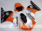 Einspritz-Verkleidungskit für YZF-R6 03-04 - Orange, Weiß, Schwarz - Repsol #OYO87905819