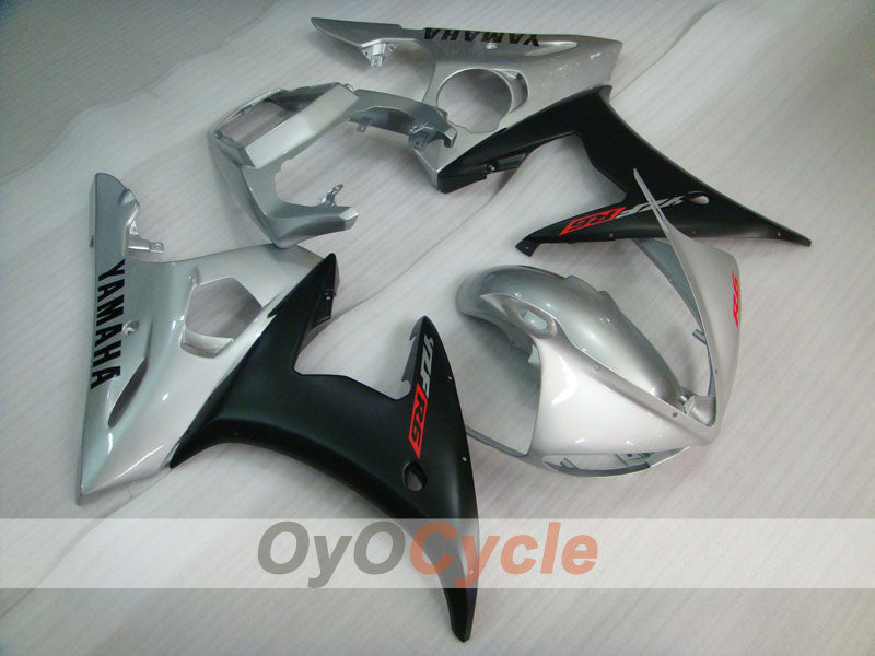 Einspritz-Verkleidungskit für YZF-R6 03-04 - Schwarz, Silber, Matt - Werksstil #OYO87905827 Hauptbild