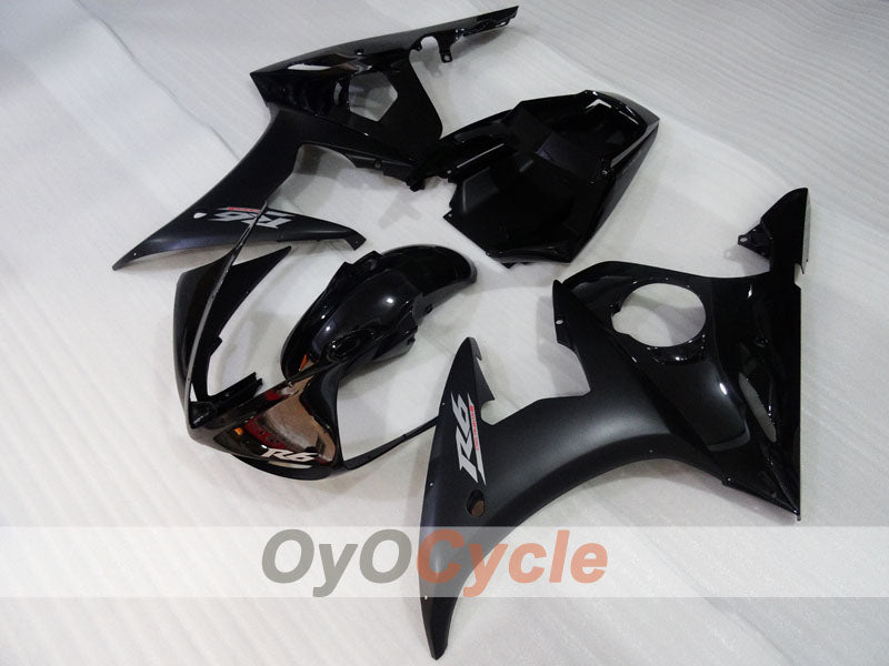 Einspritz-Verkleidungskit für YZF-R6 03-04 - Schwarz, Matt - Werksstil #OYO87905829