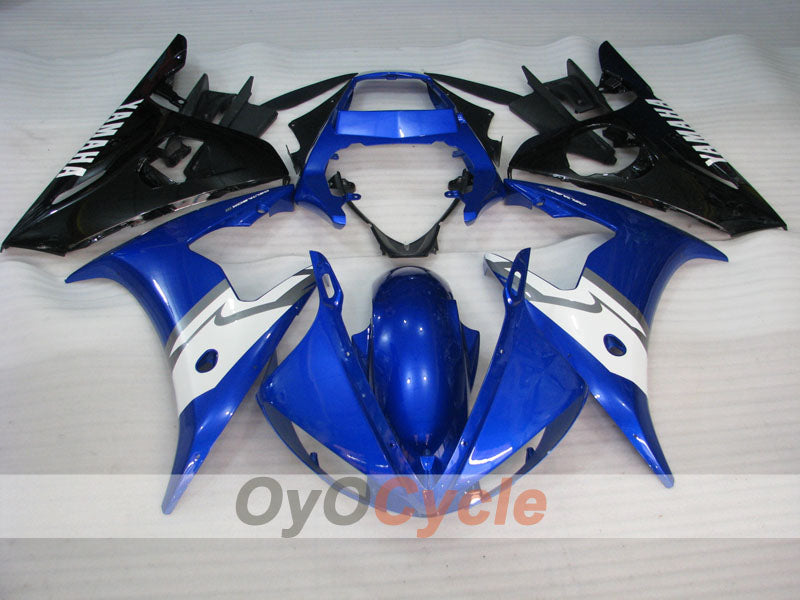 Verkleidungssatz für Einspritzermodelle der YZF-R6 03-04 - Blau, Schwarz - Werksstil #OYO87905831 Zweitbild