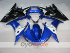 Verkleidungssatz für Einspritzermodelle der YZF-R6 03-04 - Blau, Schwarz - Werksstil #OYO87905831