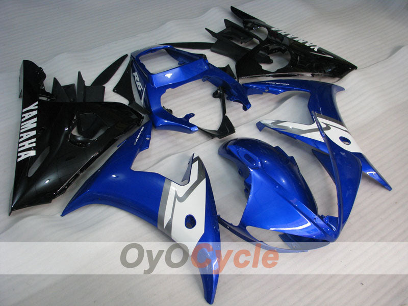Verkleidungssatz für Kraftstoffeinspritzung für 05 YZF-R6 - Blau, Schwarz - Factory Style #OYO87905875 Hauptbild