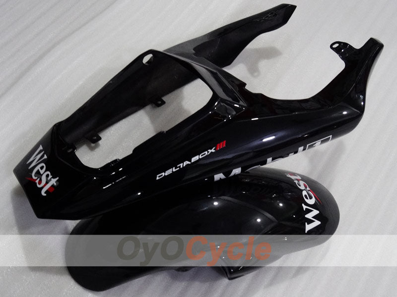 Verkleidungssatz für Einspritzermodelle der YZF-R6 03-04 - Weiß, Schwarz - West #OYO87905832