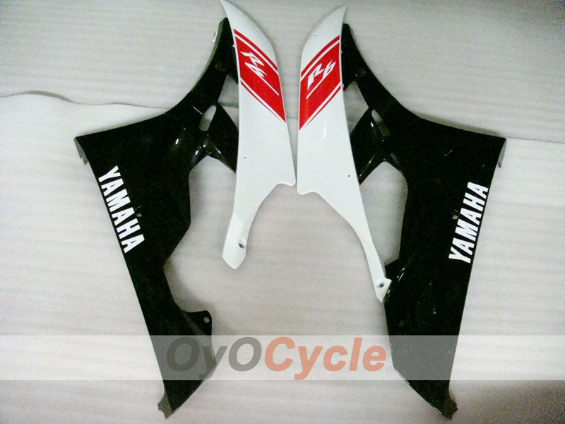 Verkleidungssatz für Kraftstoffeinspritzung für 06-07 YZF-R6 - Rot, Weiß, Schwarz - Factory Style #OYO87905877