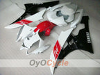 Verkleidungssatz für Kraftstoffeinspritzung für 06-07 YZF-R6 - Rot, Weiß, Schwarz - Factory Style #OYO87905877