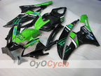Verkleidungssatz für Einspritzmodelle 06-07 YZF-R6 - Grün, Schwarz - Monster #OYO87905881