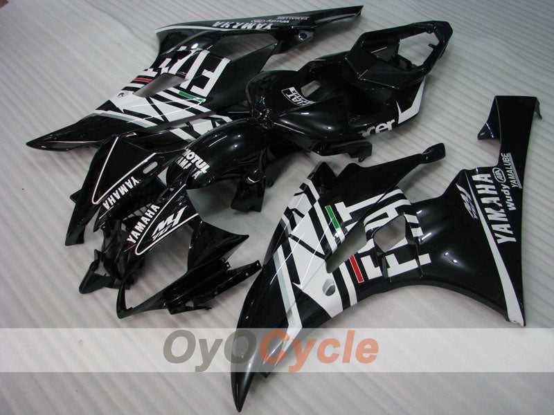 Verkleidungssatz für Einspritzmodelle 06-07 YZF-R6 - Weiß, Schwarz - FIAT #OYO87905882