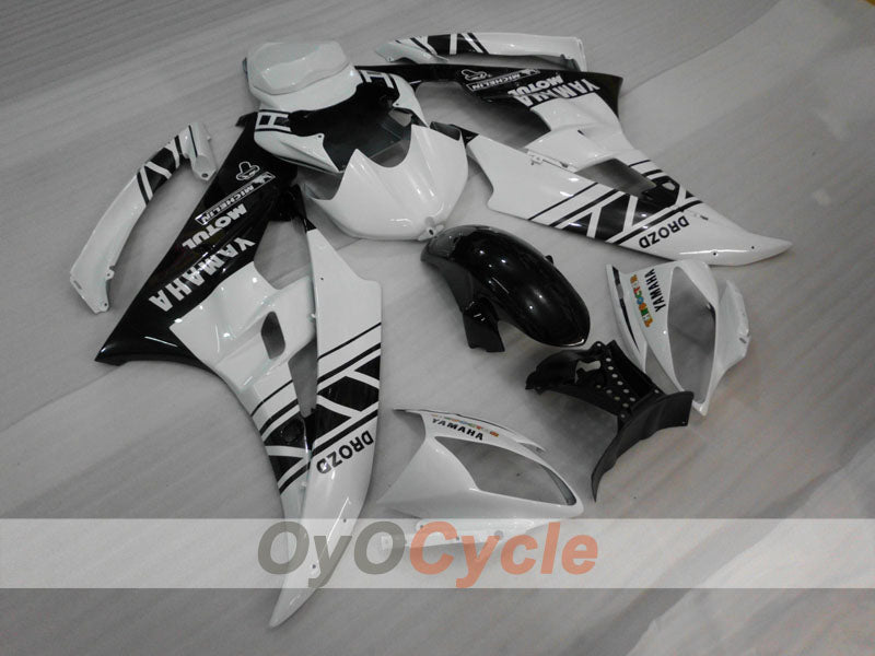 Verkleidungssatz für Einspritzmodelle 06-07 YZF-R6 - Weiß, Schwarz - MOTUL #OYO87905883 Hauptbild