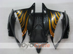 Verkleidungssatz für Einspritzmodelle 06-07 YZF-R6 - Schwarz, Gold - Flamme #OYO87905884