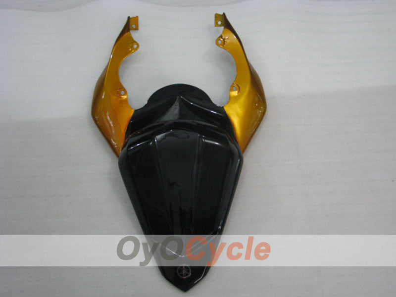 Verkleidungssatz für Einspritzmodelle 06-07 YZF-R6 - Schwarz, Gold - Flamme #OYO87905884