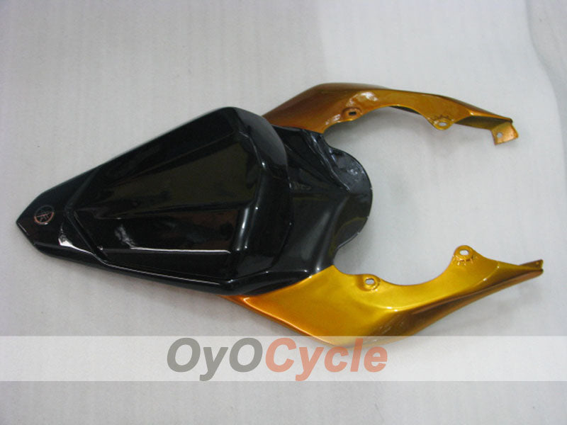 Verkleidungssatz für Einspritzmodelle 06-07 YZF-R6 - Schwarz, Gold - Flamme #OYO87905884