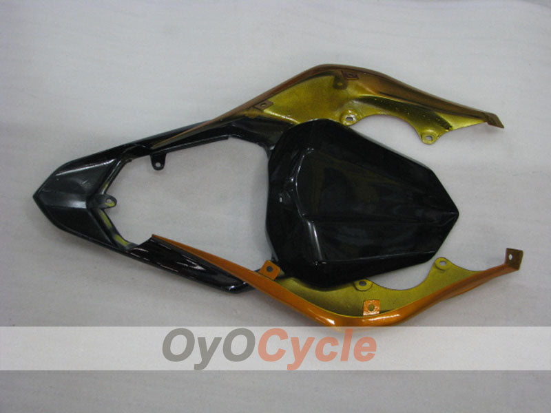 Verkleidungssatz für Einspritzmodelle 06-07 YZF-R6 - Schwarz, Gold - Flamme #OYO87905884