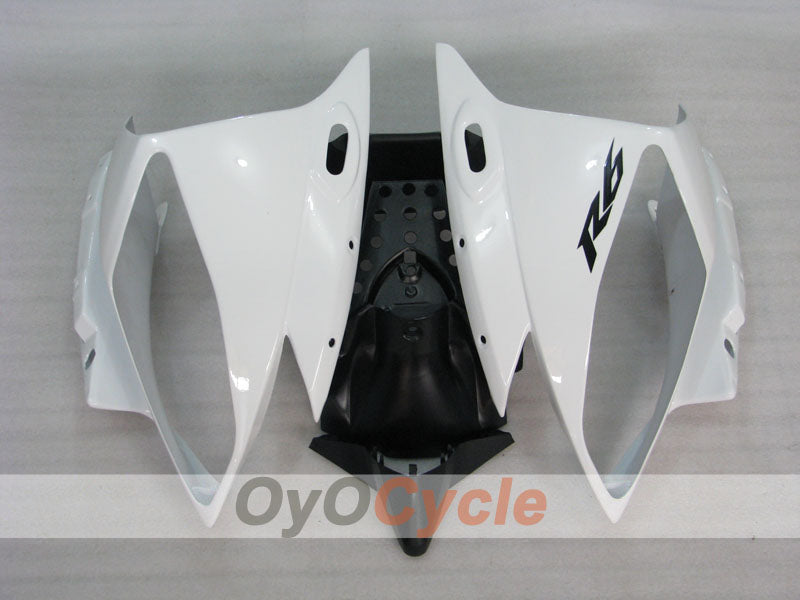 Verkleidungssatz für Einspritzmodelle 06-07 YZF-R6 - Weiß, Schwarz - Werksdesign #OYO87905885