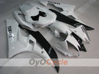 Verkleidungssatz für Einspritzmodelle 06-07 YZF-R6 - Weiß, Schwarz - Werksdesign #OYO87905885