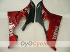 Verkleidungssatz für Einspritzmodelle 06-07 YZF-R6 - Rot, Schwarz - Werksdesign #OYO87905886