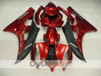 Verkleidungssatz für Einspritzmodelle 06-07 YZF-R6 - Rot, Schwarz - Werksdesign #OYO87905886