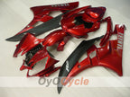 Verkleidungssatz für Einspritzmodelle 06-07 YZF-R6 - Rot, Schwarz - Werksdesign #OYO87905886