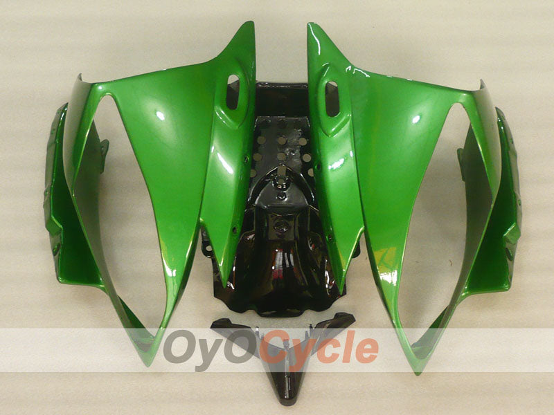 Verkleidungssatz für Einspritzmodelle 06-07 YZF-R6 - Grün, Schwarz - Werksdesign #OYO87905887